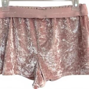 Victoria's Secret PINK Crushed Velvet Lounge Shorts M